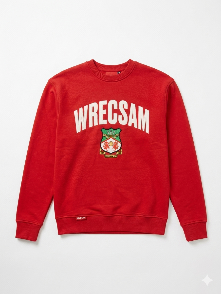Wrecsam Red Crewneck