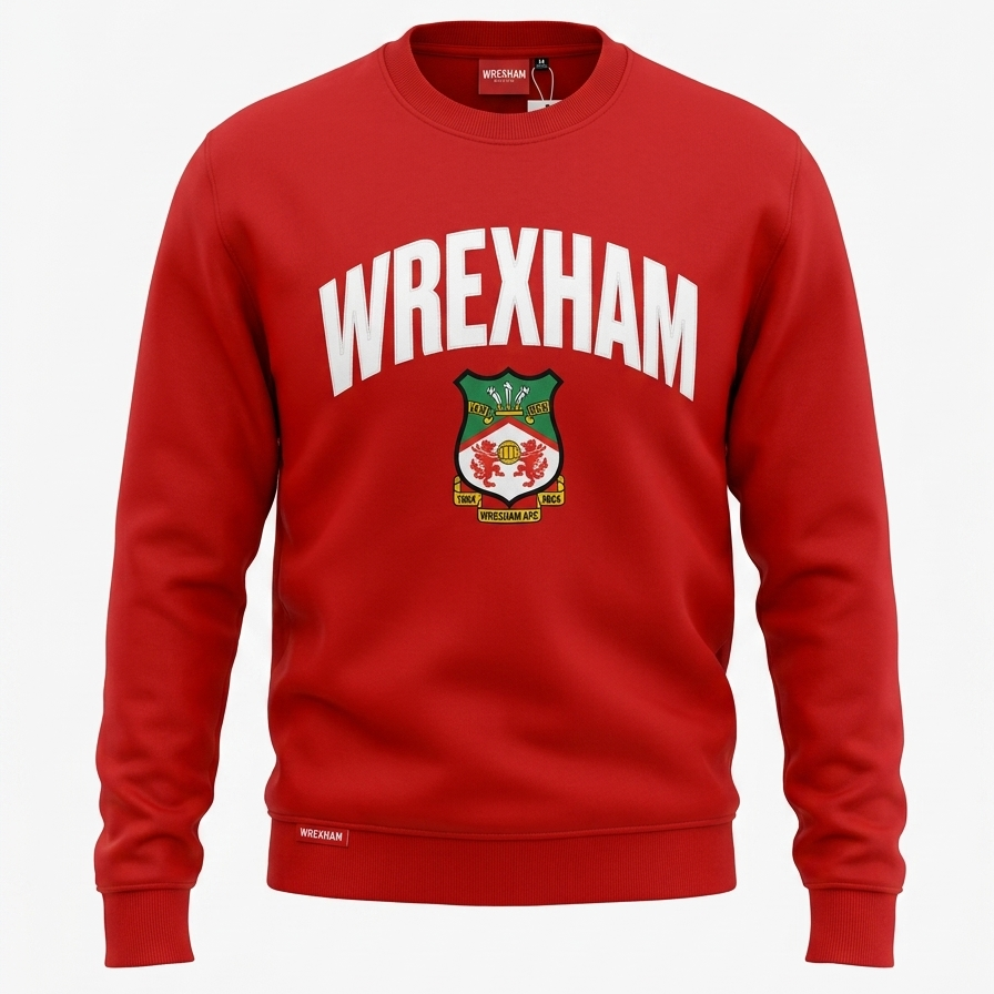 Wrexham True Red Crewneck