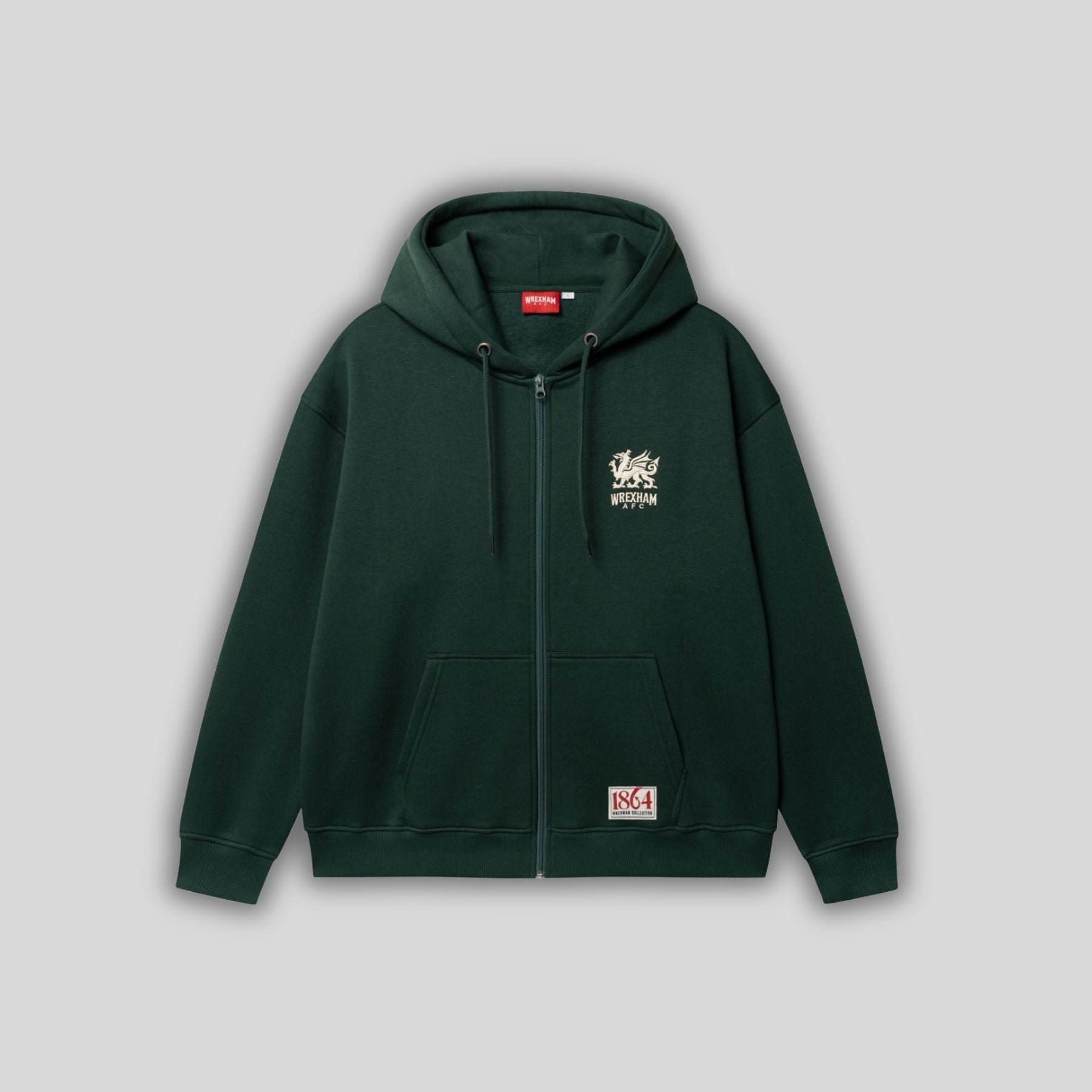 WAFC 1864 Dragon Full-Zip Hoodie - Deep Forest