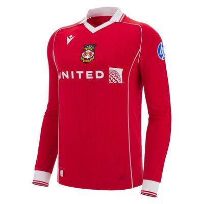 Wrexham AFC 25/26 Authentic Home Shirt - Long Sleeve