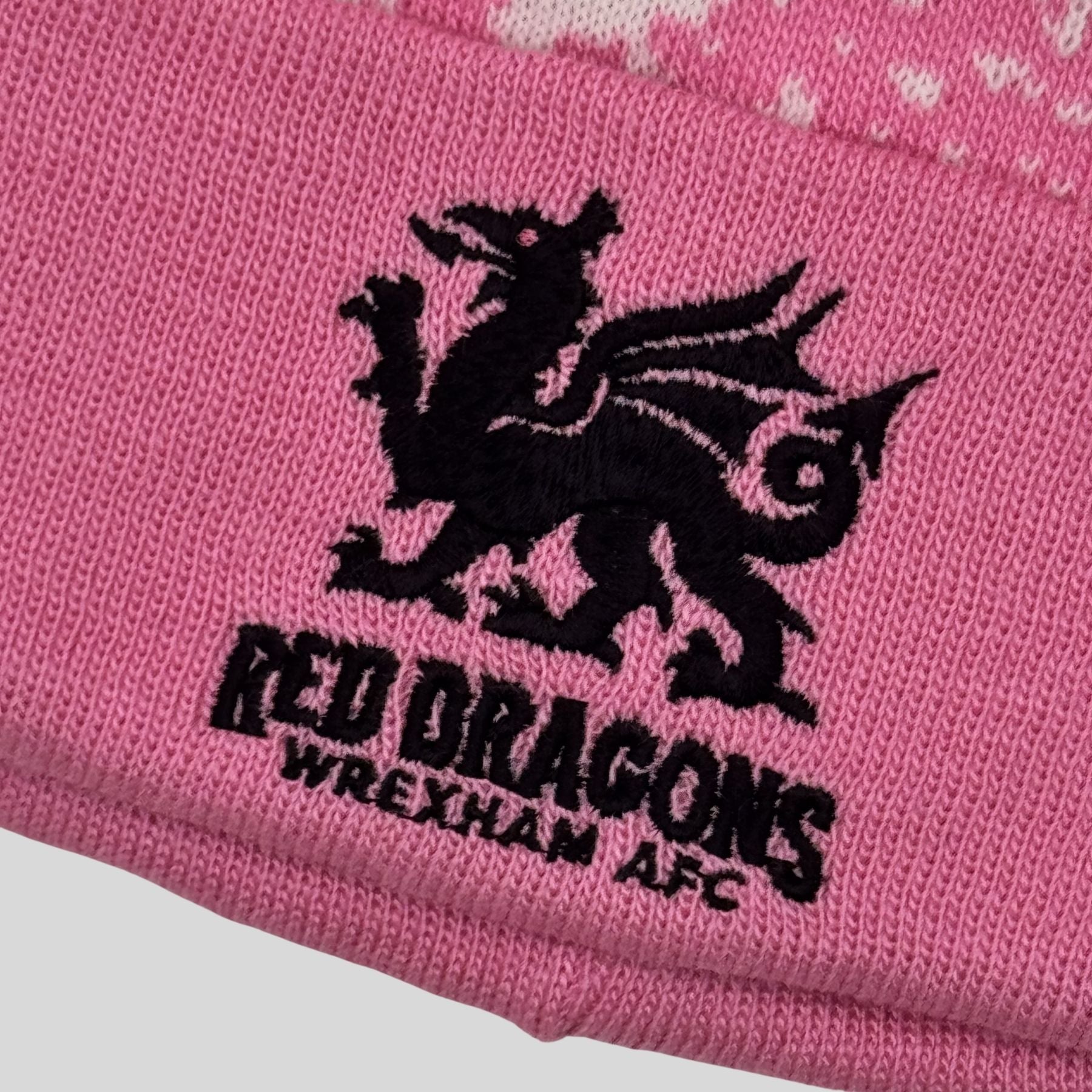 WAFC Pink/White Bobble Hat