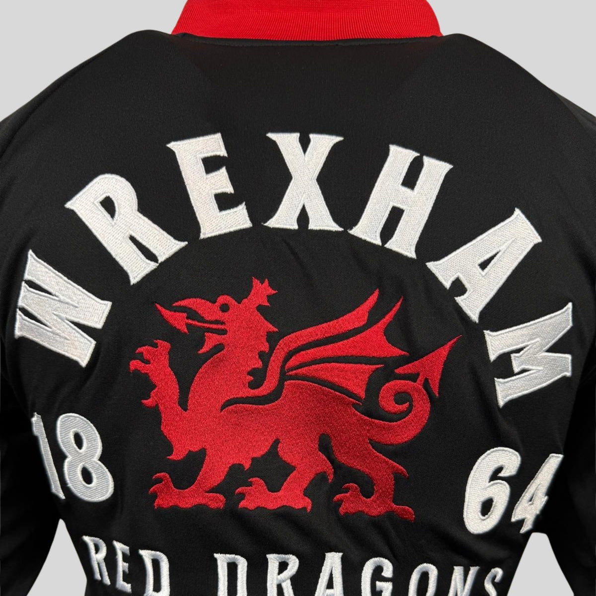 WAFC Red Dragons Track Jacket - Black
