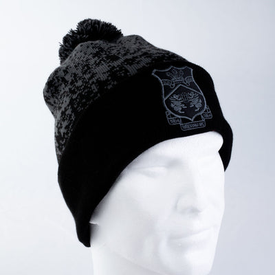 WAFC Black Snowflake Bobble Hat