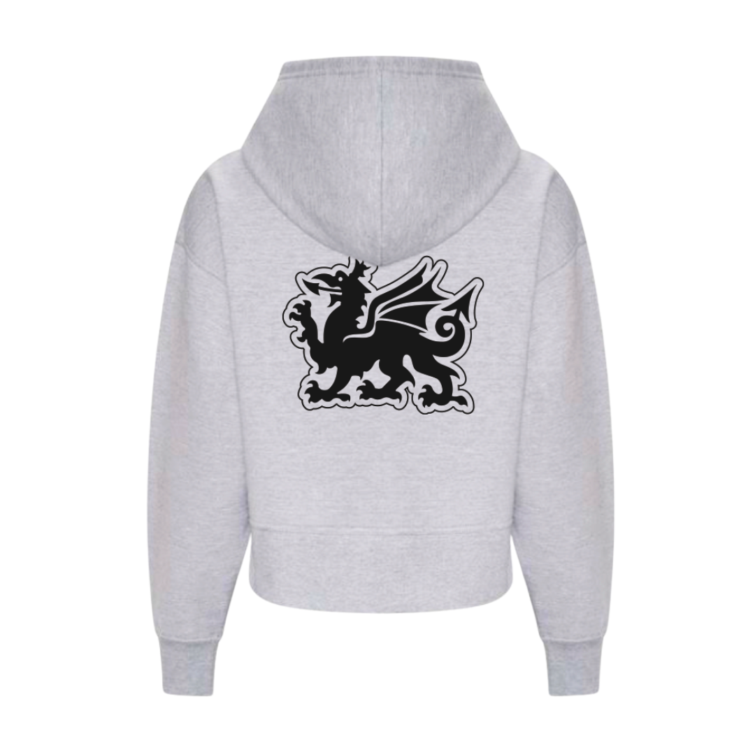 WAFC Women’s Grey Cropped Hoodie