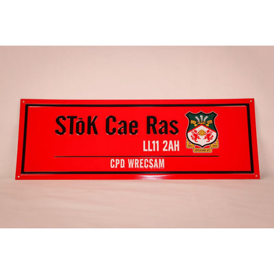 WAFC Street Sign - Red