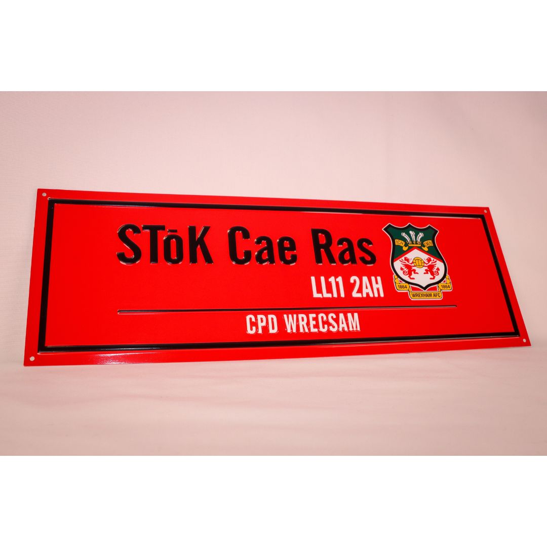 WAFC Street Sign - Red