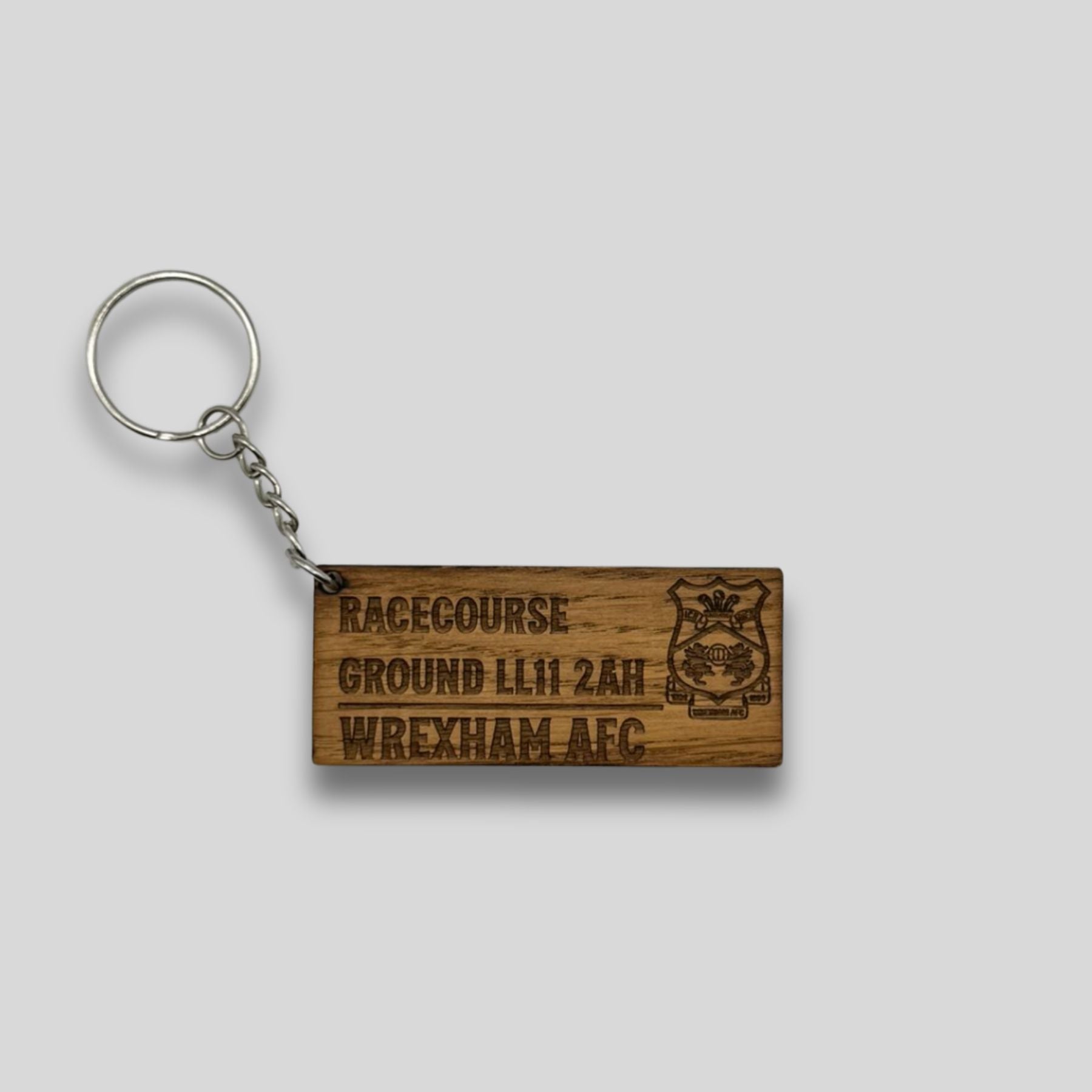 WAFC Wooden Racecourse Keyring