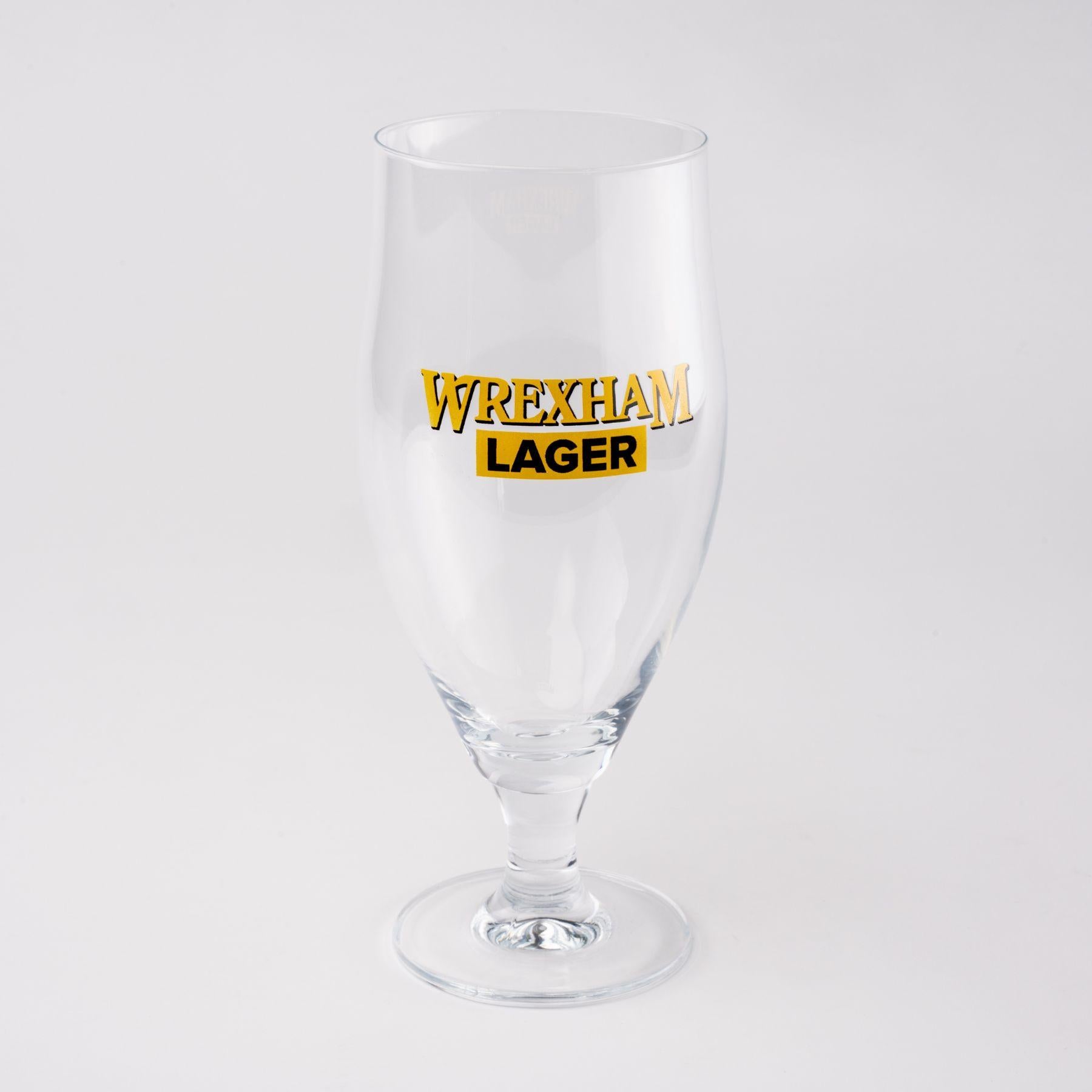 Wrexham Lager Pint Glass