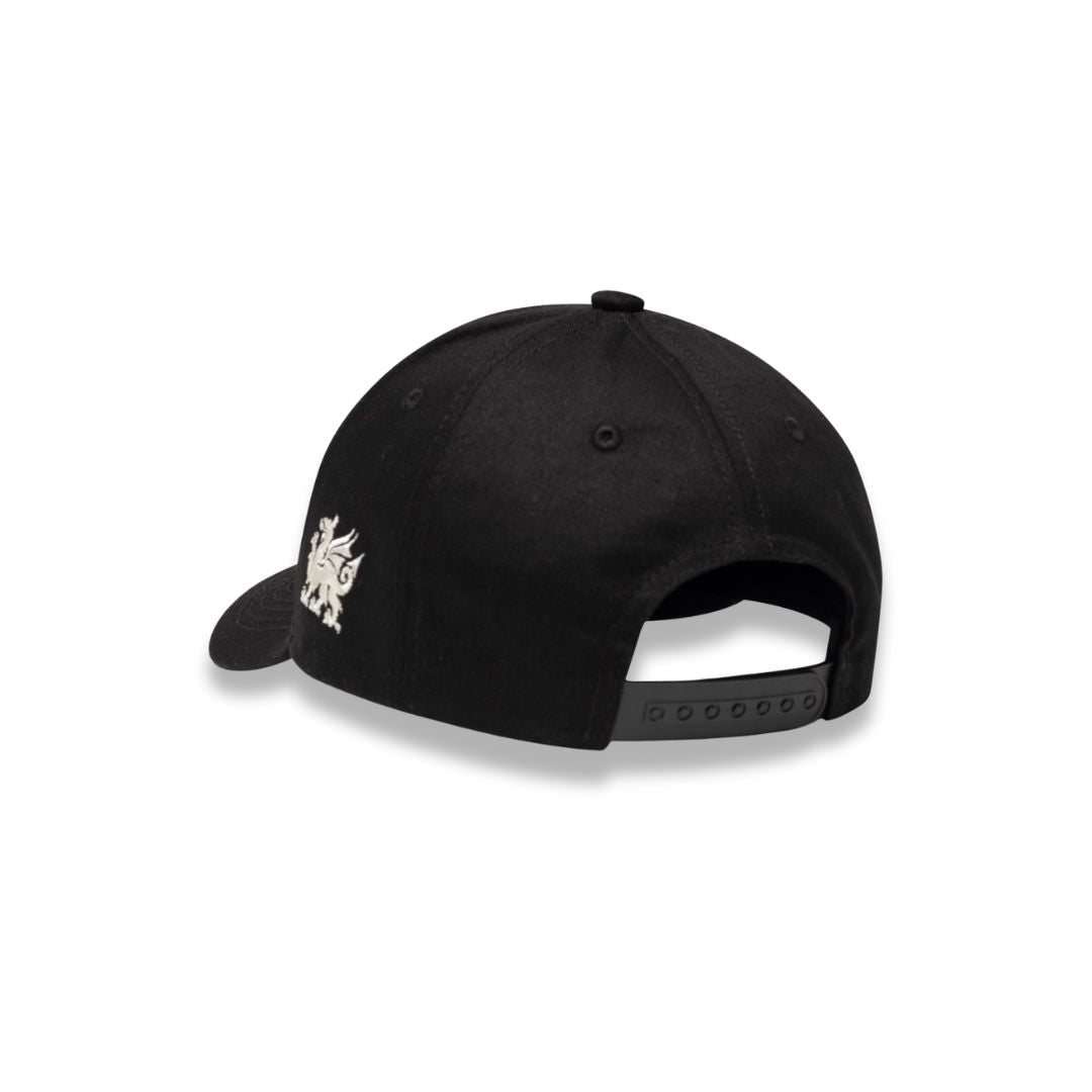 Red Dragons Black Snapback Cap