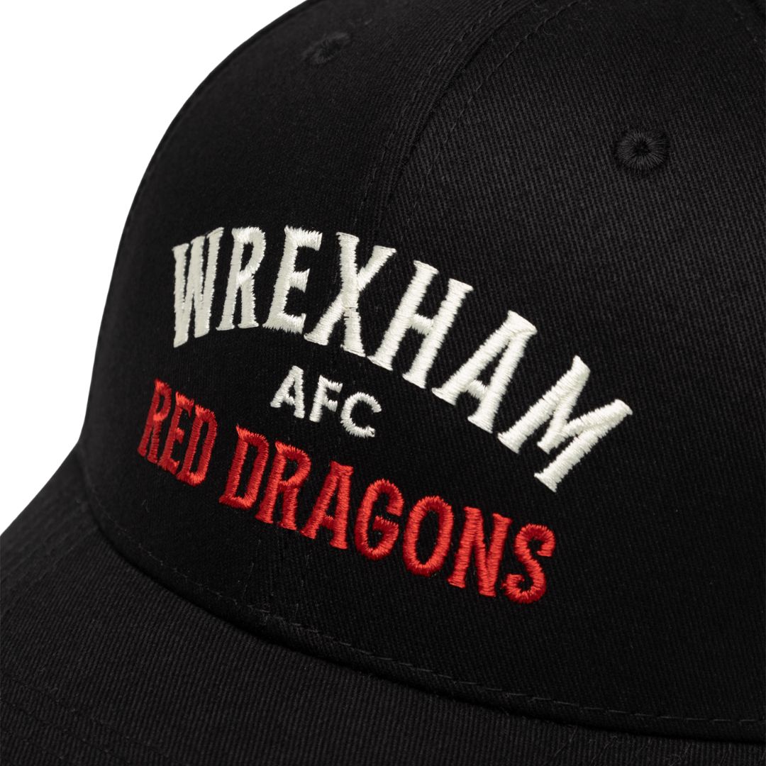 Red Dragons Black Snapback Cap