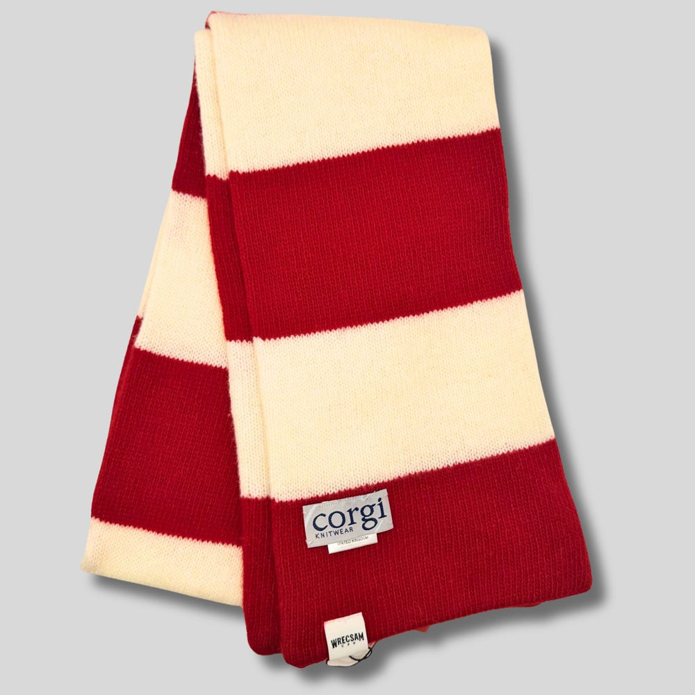 WAFC x Corgi Red & White Scarf