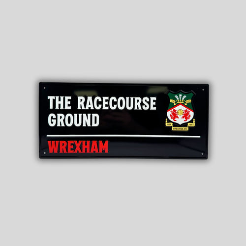 WAFC Racecourse Sign - Black