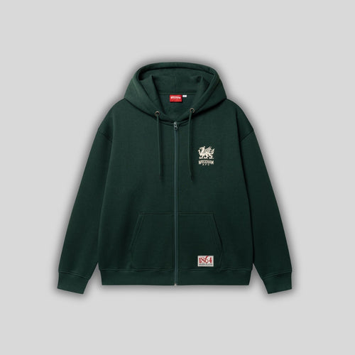 WAFC 1864 Dragon Full-Zip Hoodie - Deep Forest