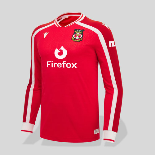 Wrexham AFC Junior 26/27 Authentic Home Shirt - Long Sleeve