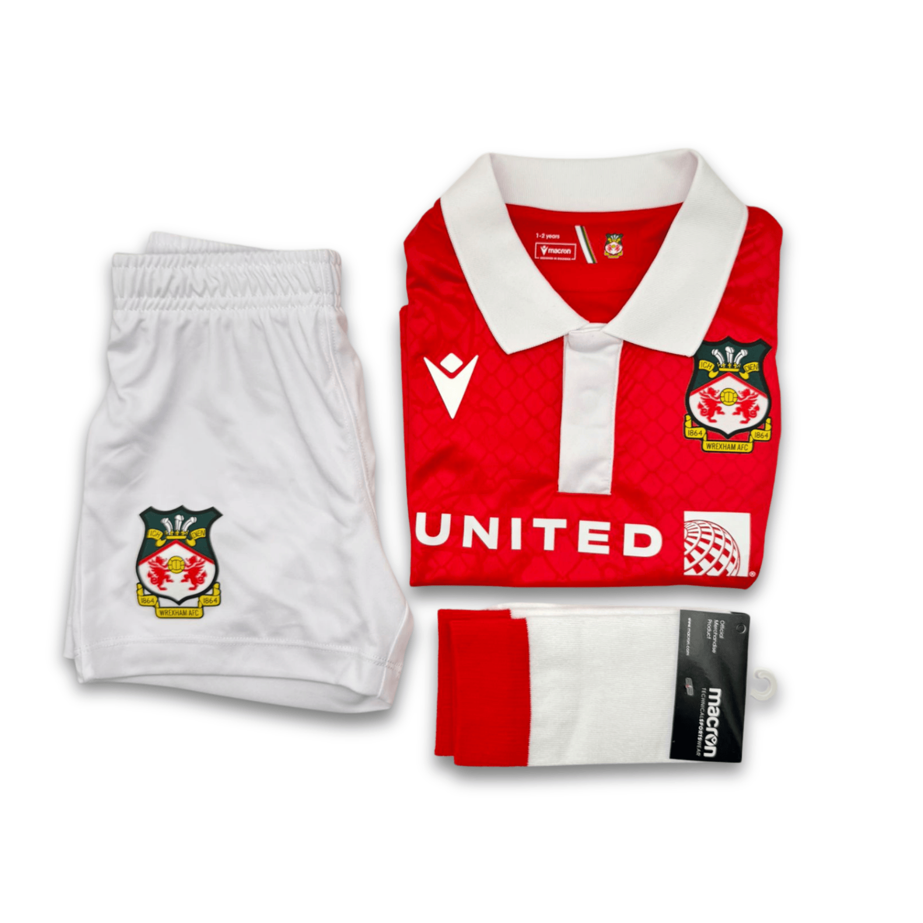 Wrexham AFC Infant 24/25 Home Shirt (Box Set)