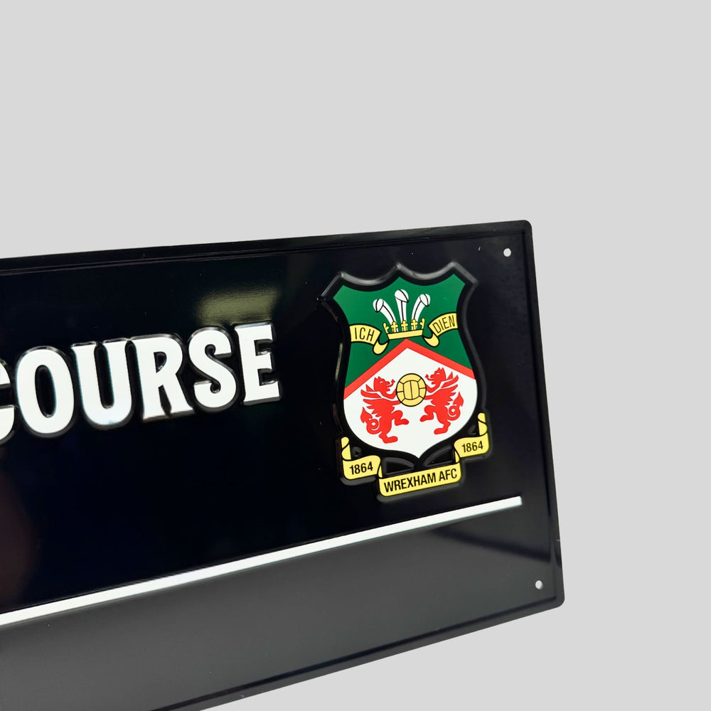 WAFC Racecourse Sign - Black