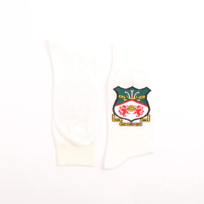 Corgi WAFC Crest White Cotton Socks