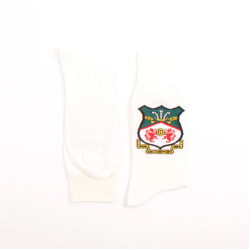 Corgi WAFC Crest White Cotton Socks