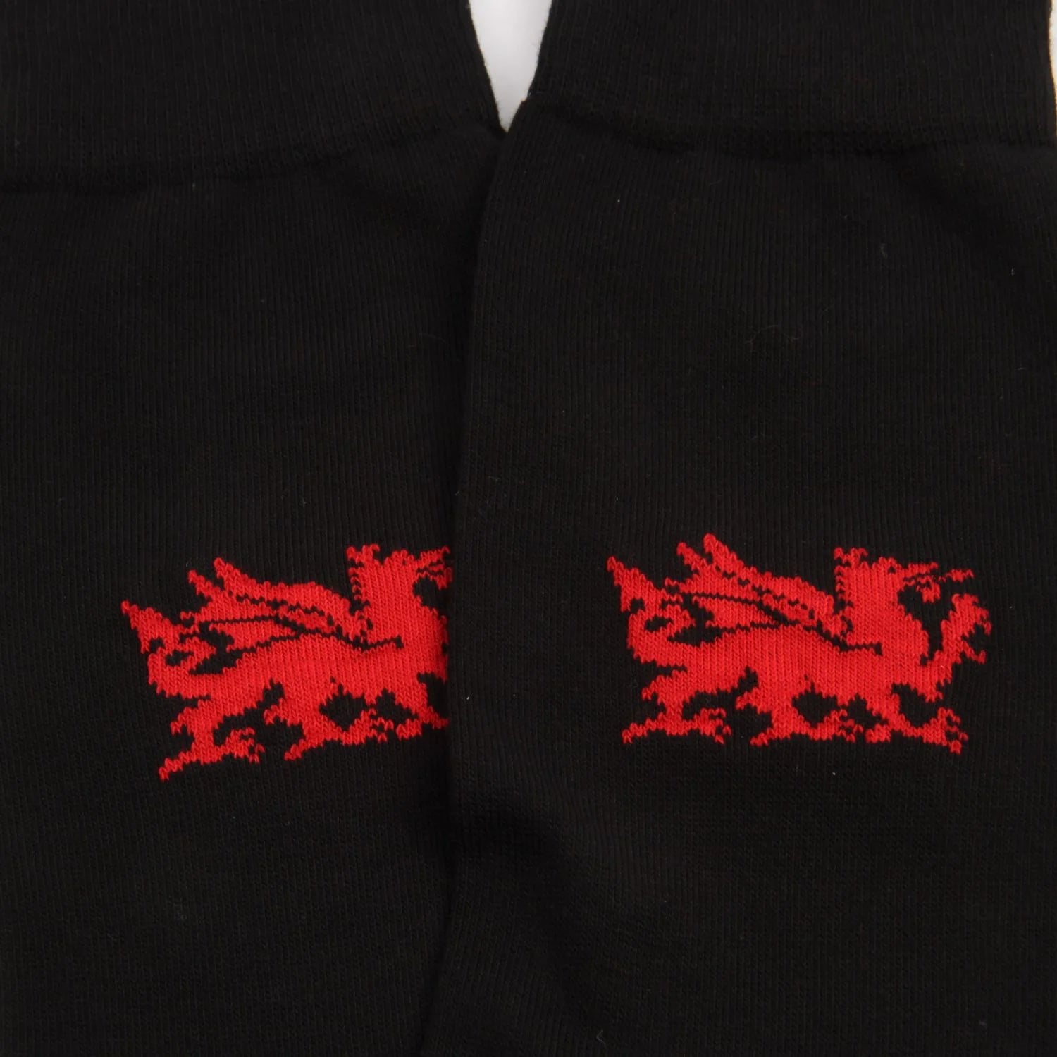 Corgi WAFC Dragon Black Cotton Socks