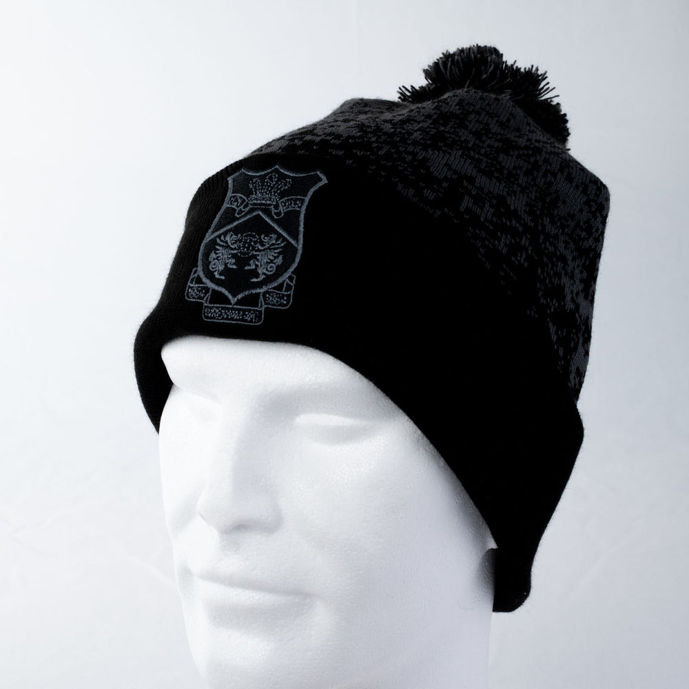 WAFC Black Snowflake Bobble Hat