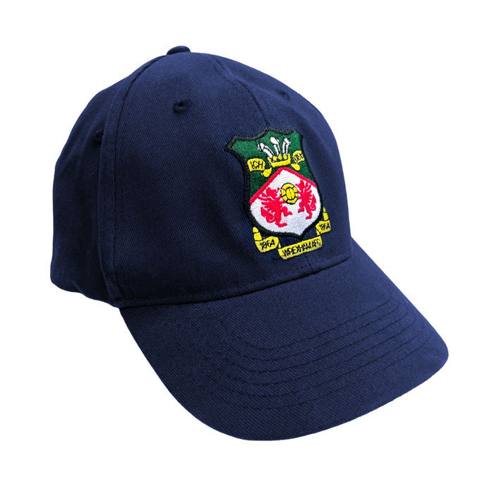 Denim Navy cap with Embroidered crest 4