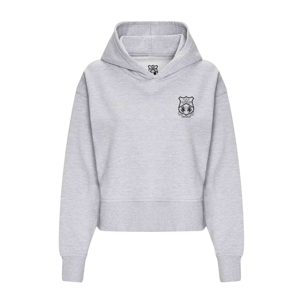 WAFC Women’s Grey Cropped Hoodie