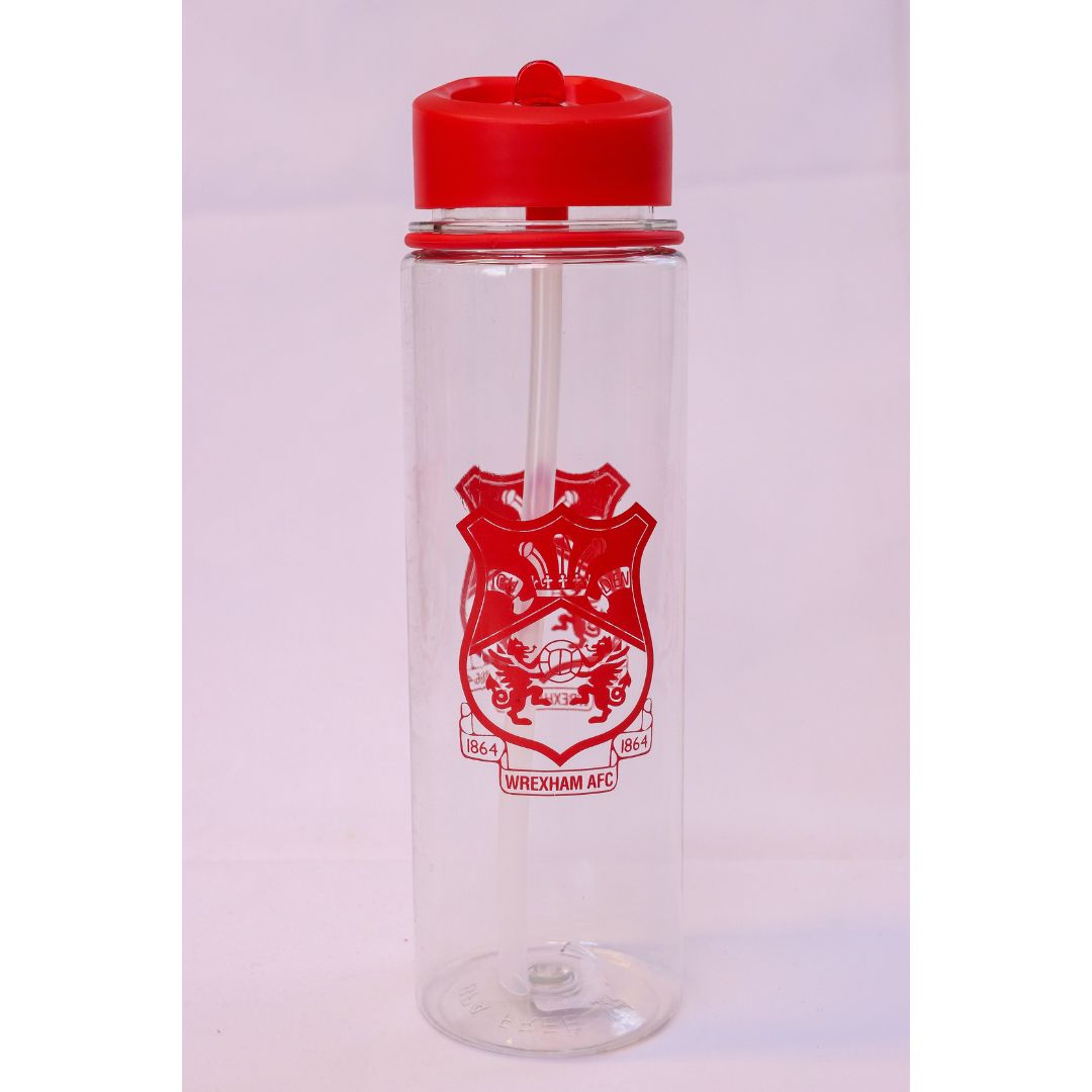 WAFC Bottle with Pop-Up Straw – Wrexham AFC Store