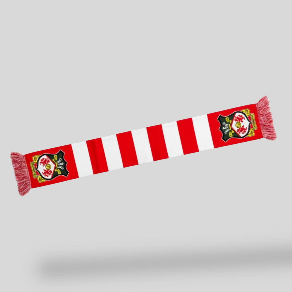 WAFC Red & White Bar Scarf