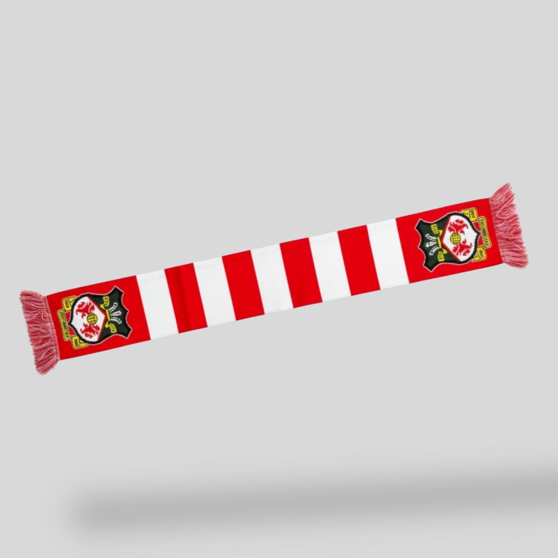 WAFC Red & White Bar Scarf