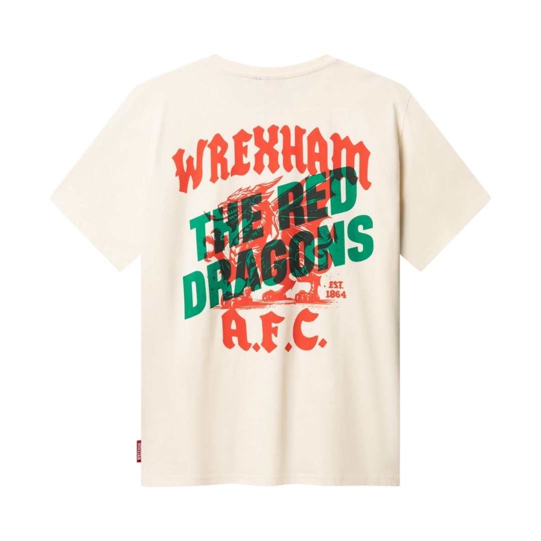 Wrexham Off-White Dragon T-Shirt