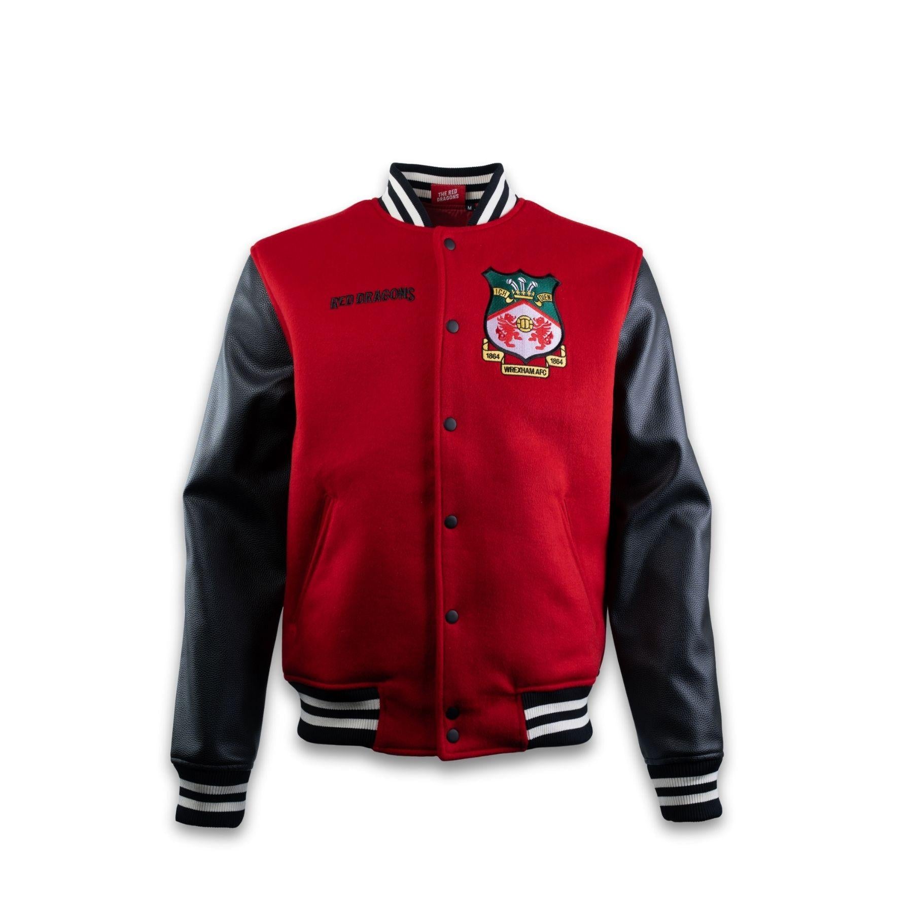 Red Varsity Wool Jacket