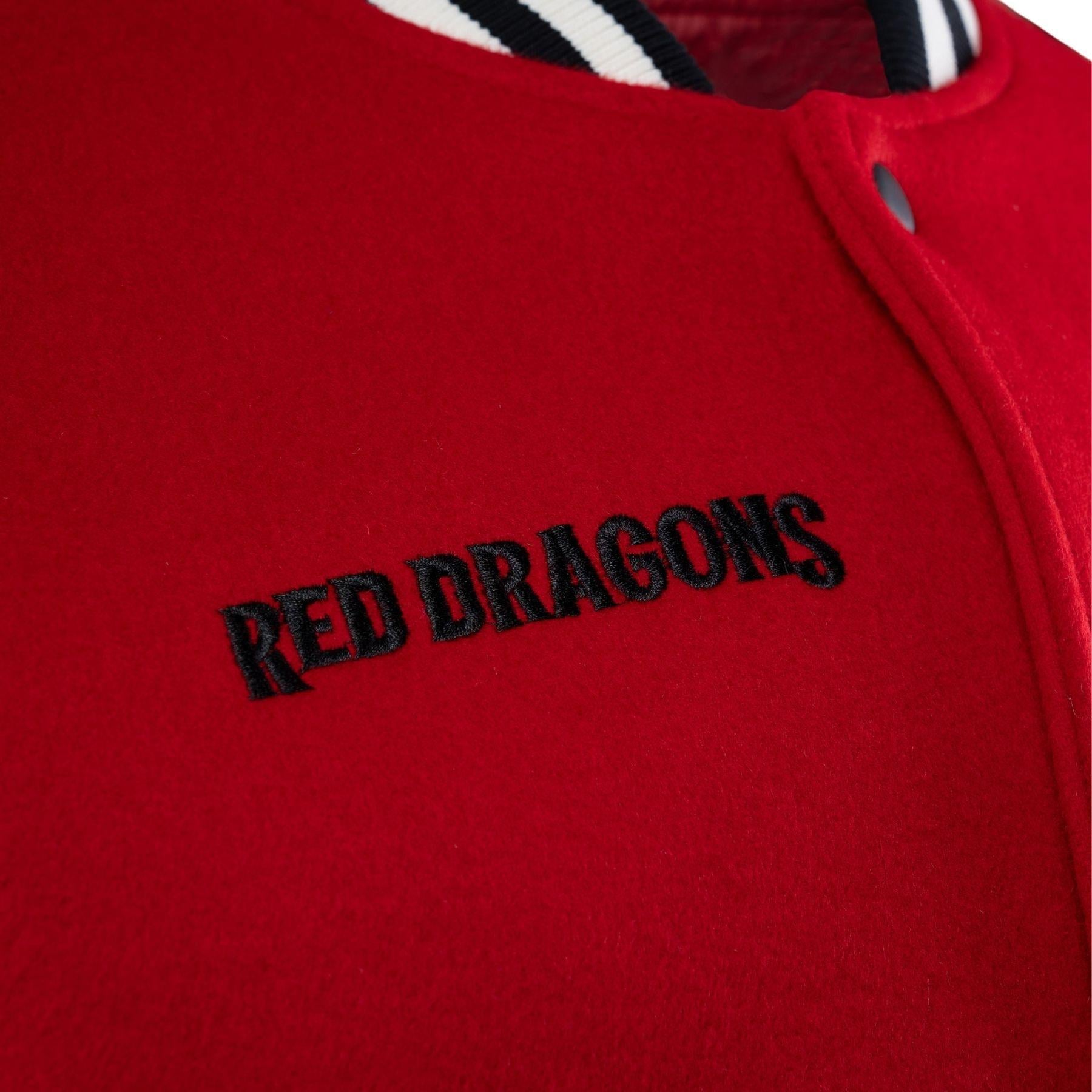 Red Varsity Wool Jacket