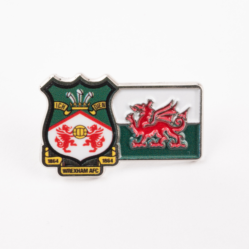 WAFC Crest & Flag Pin Badge