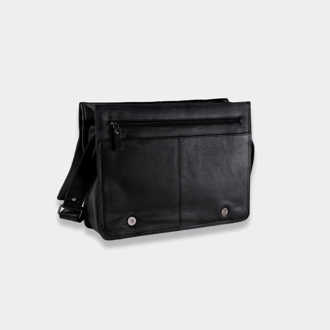WAFC Leather Laptop Bag
