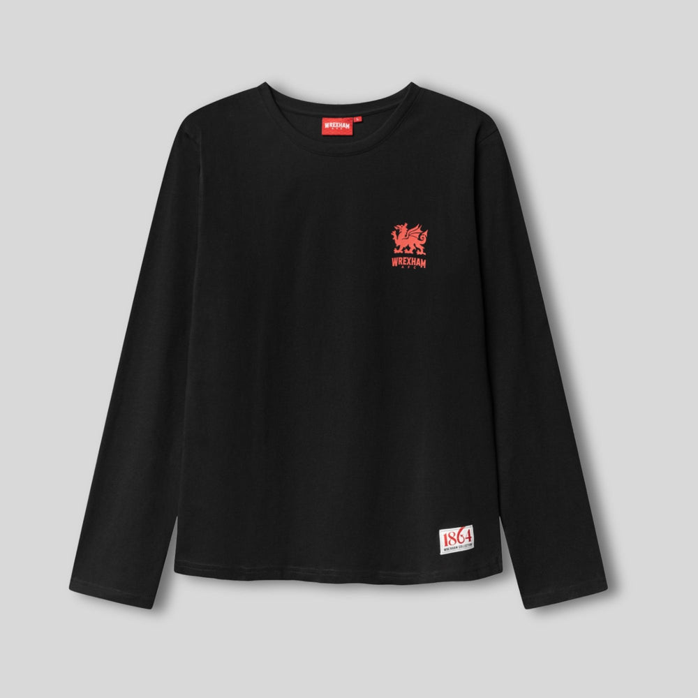 WAFC 1864 Back Long Sleeve Tee - Black