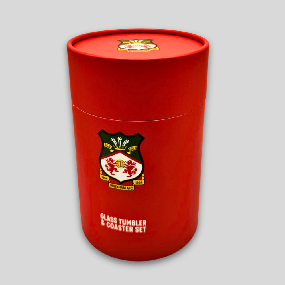 WAFC Glass & Coaster Set