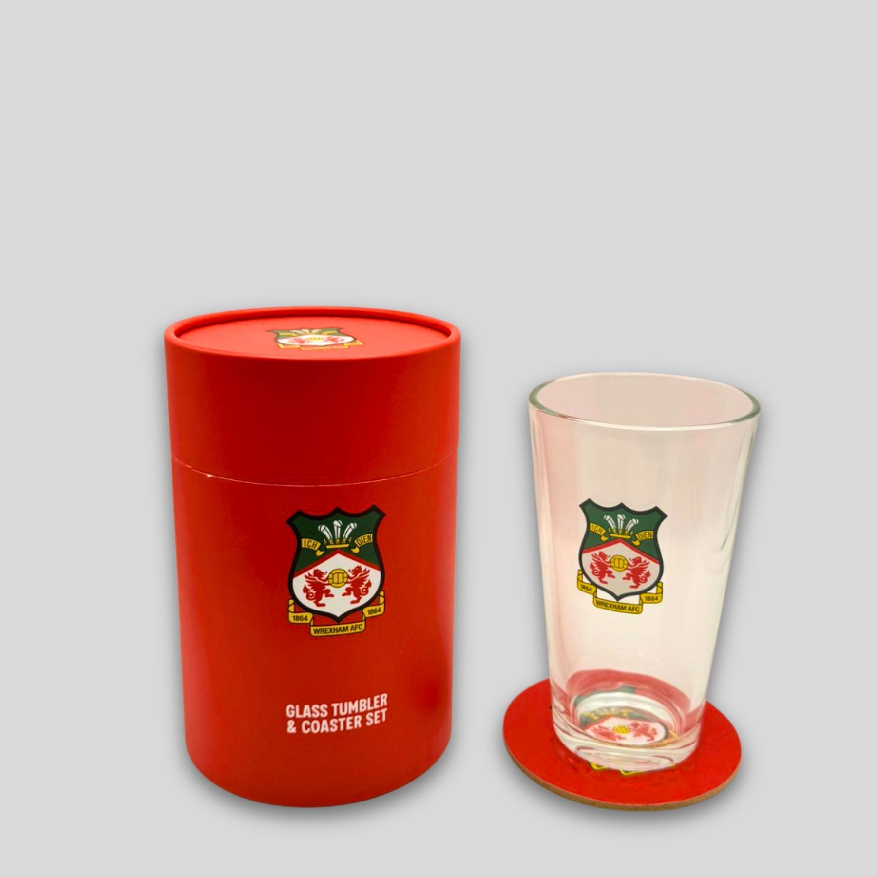 WAFC Glass & Coaster Set