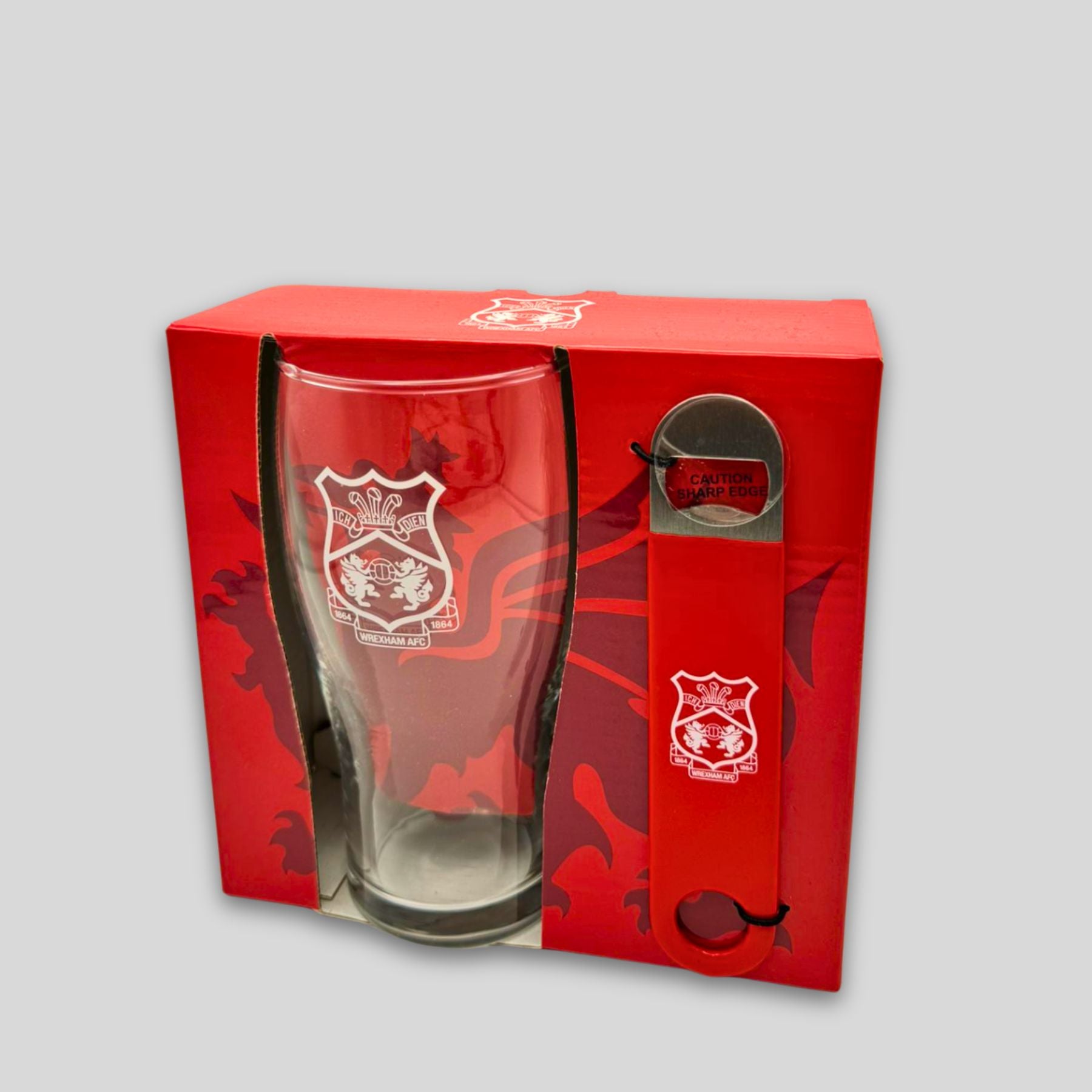 WAFC Glass & Bottle Opener Set