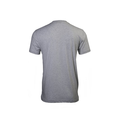Gray t-shirt on a white background