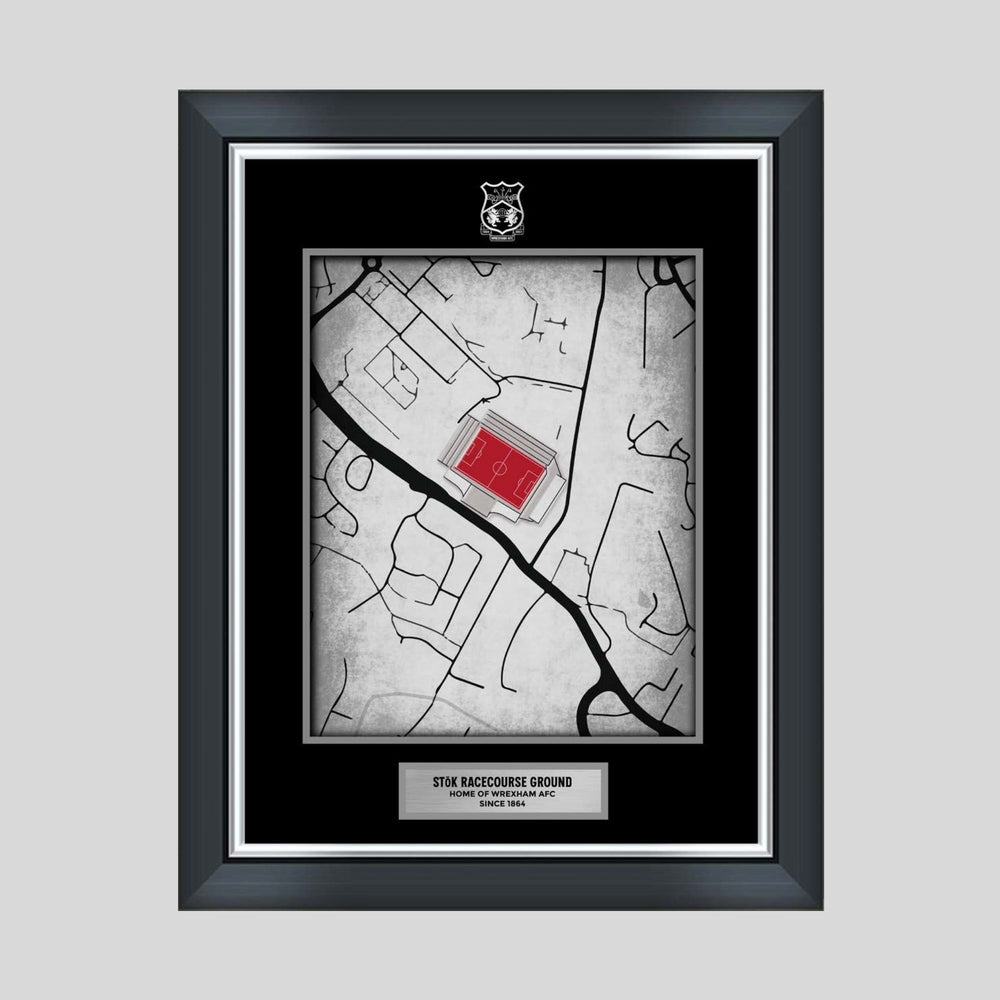 12x16” Framed Print - The Racecourse Map