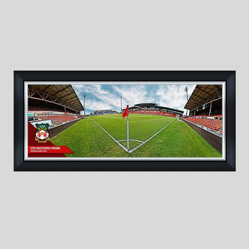 30x11.34" Panoramic Printed Frame - Wrexham Corner Flag