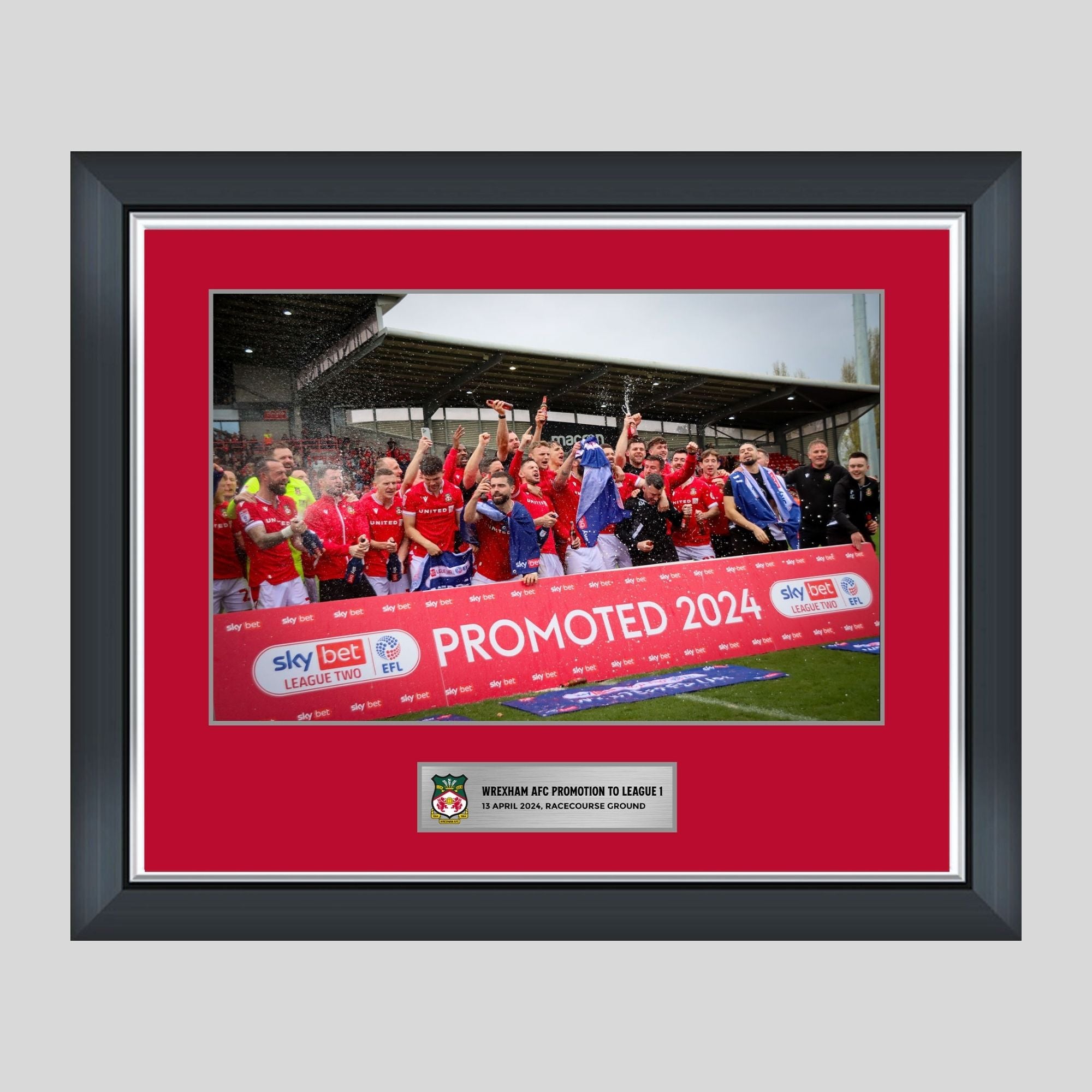 20x16” Framed Print - Promotion to League 1