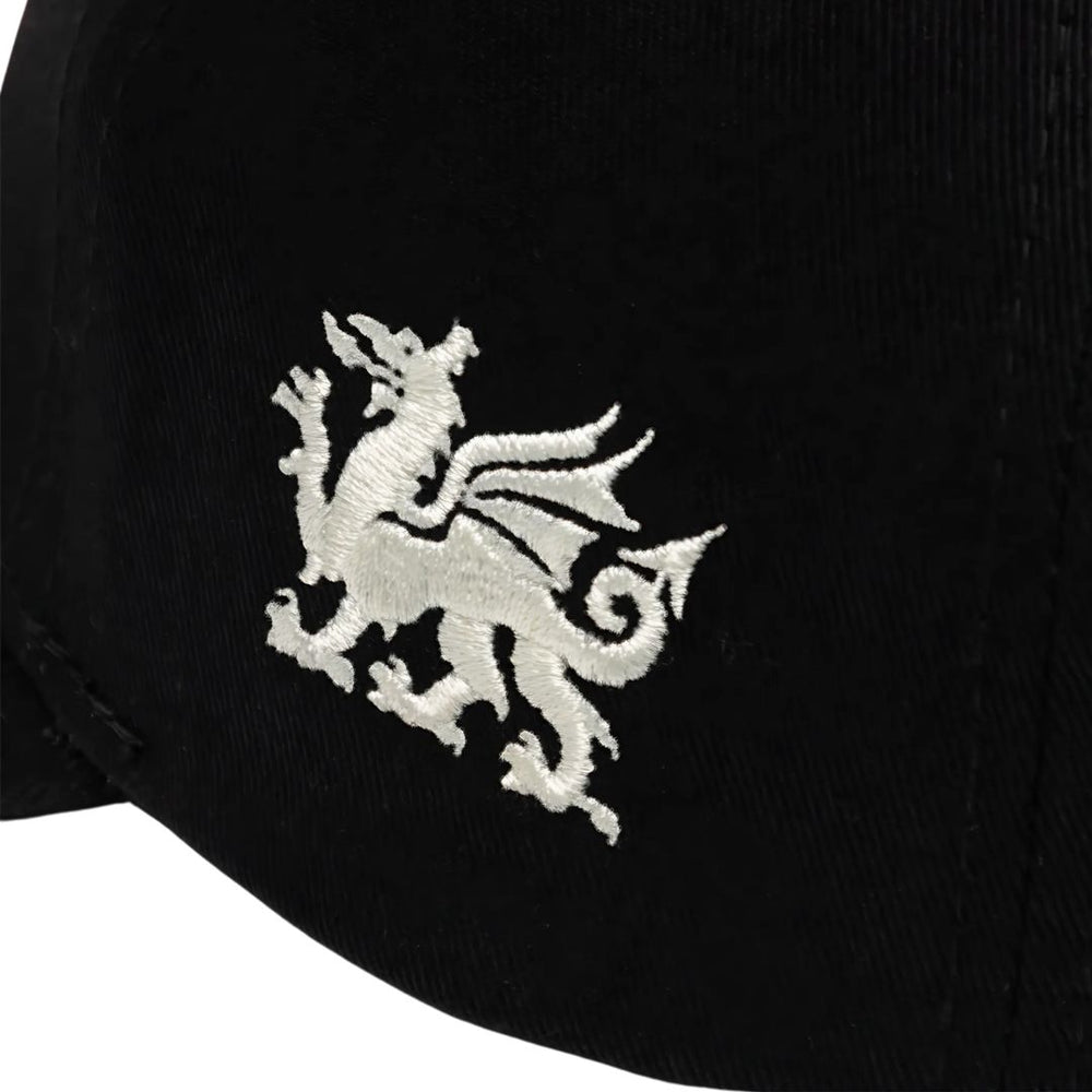 Red Dragons Black Snapback Cap