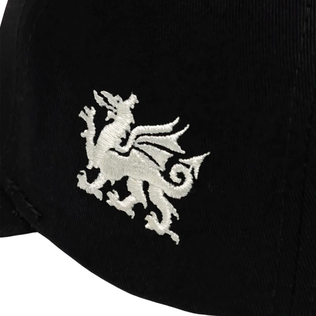 Red Dragons Black Snapback Cap