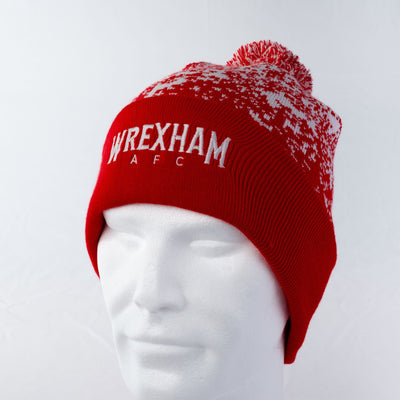 WAFC Red Snowflake Bobble Hat