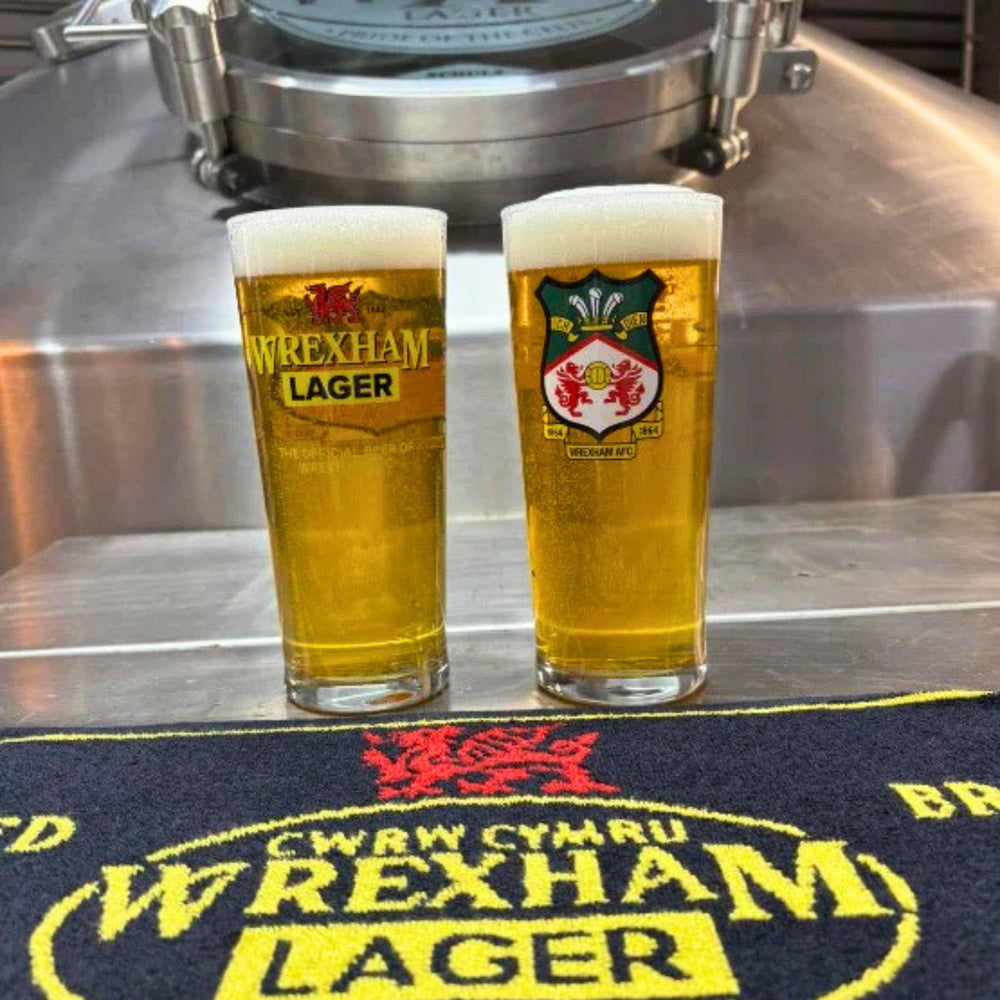 Wrexham Lager Co-Branded Pint Glass