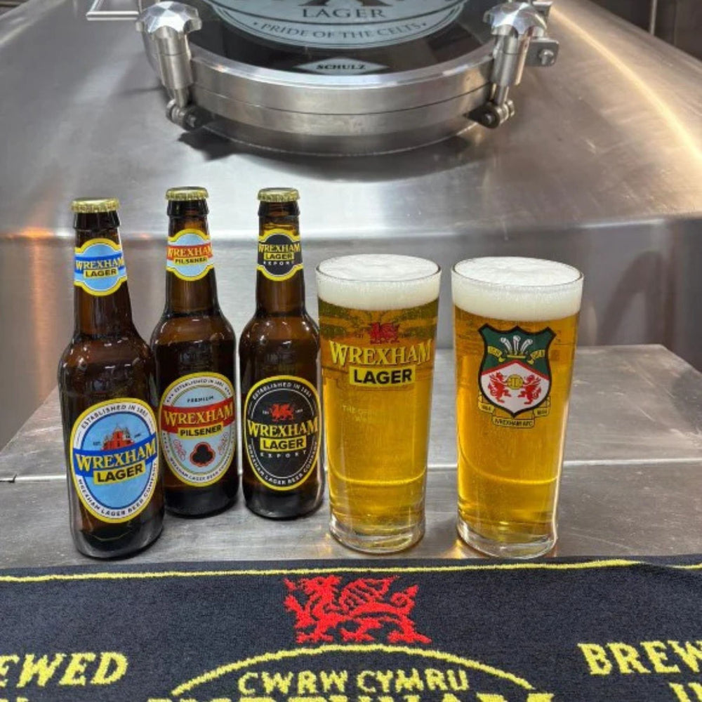 Wrexham Lager Co-Branded Pint Glass