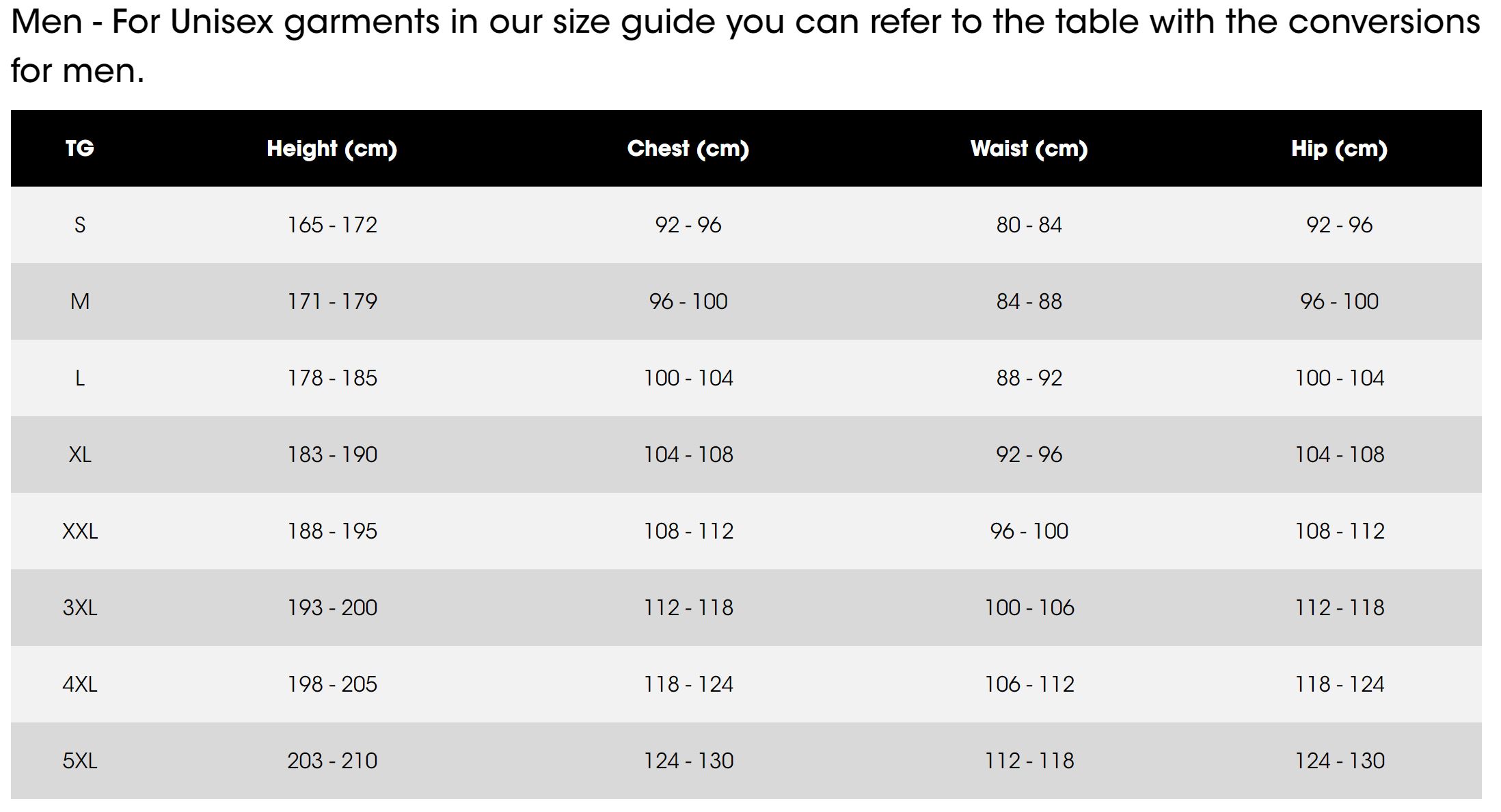 Boys' Clothing Size Chart. Nike.com