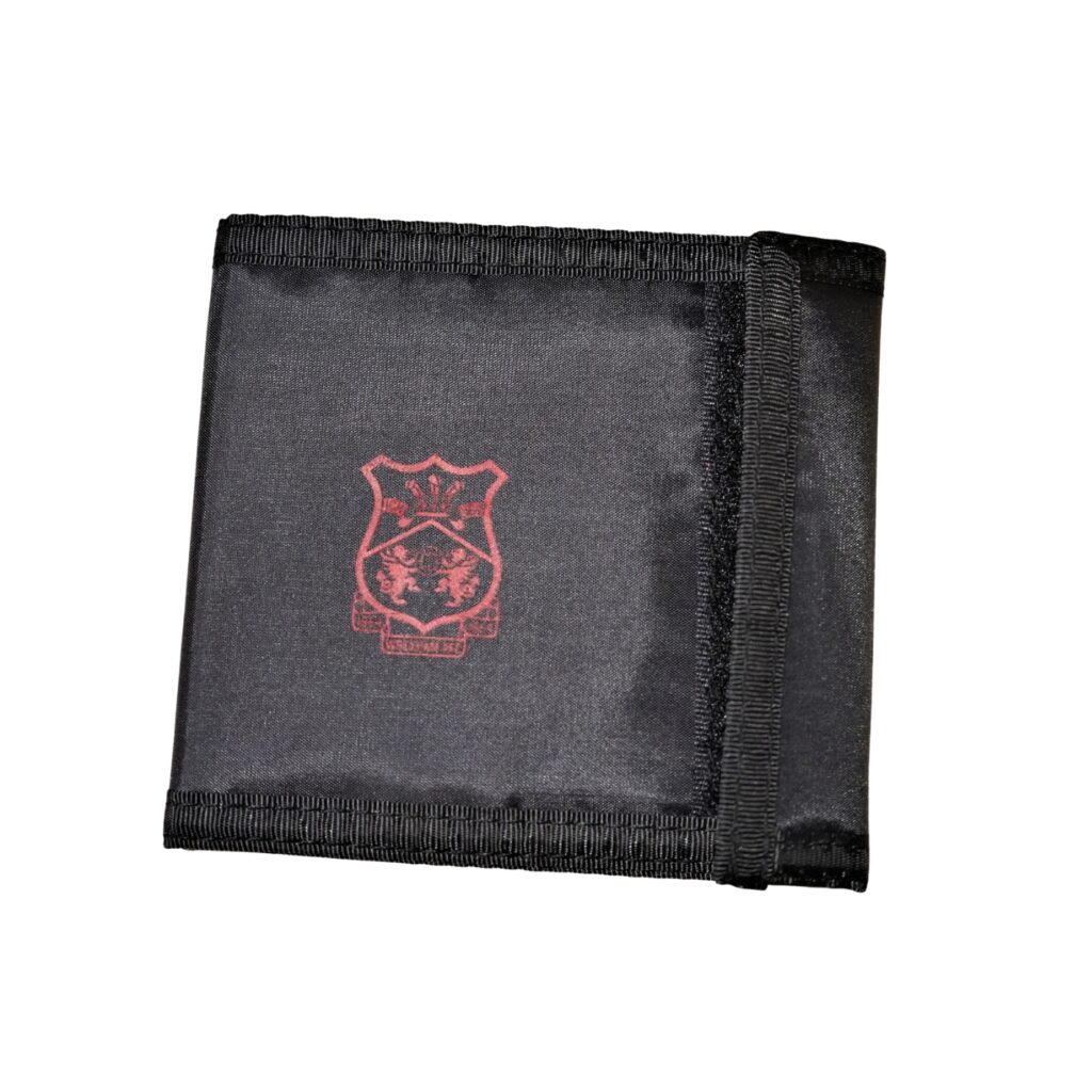 Black Velcro Wallet - Wrexham AFC Club Shop