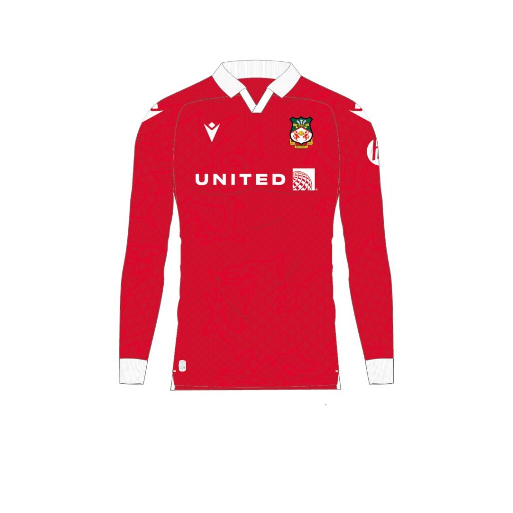 Long Sleeve Home Shirt - Wrexham AFC Club Shop